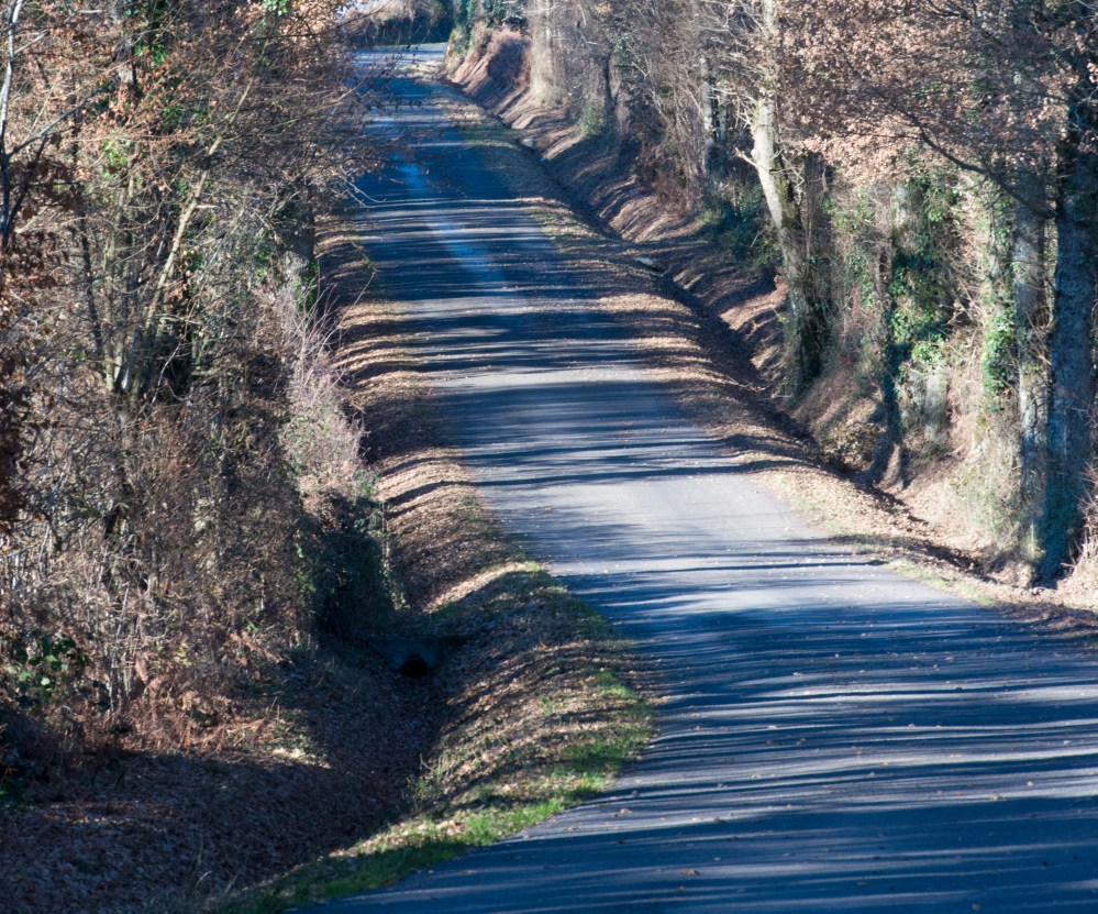 The road to St Barbant